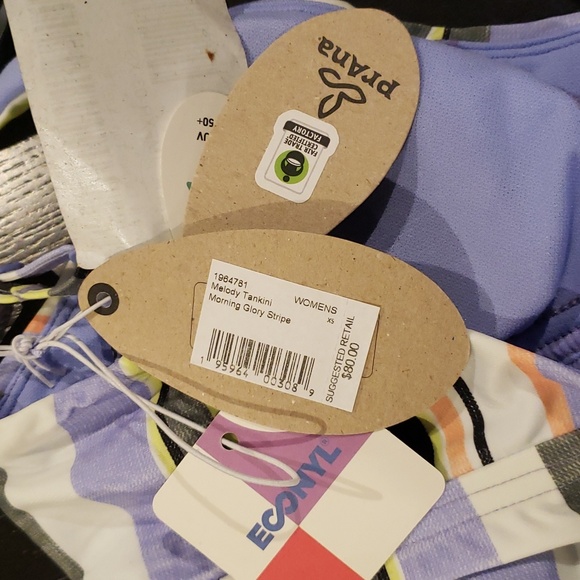 NWT! PrANa "Melody" tankini top XS - Picture 7 of 7